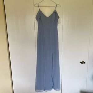 Light blue bridesmaid dress size 2